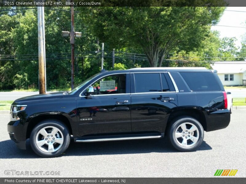 Black / Cocoa/Dune 2015 Chevrolet Tahoe LTZ 4WD