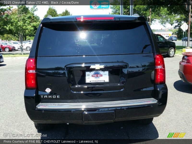 Black / Cocoa/Dune 2015 Chevrolet Tahoe LTZ 4WD