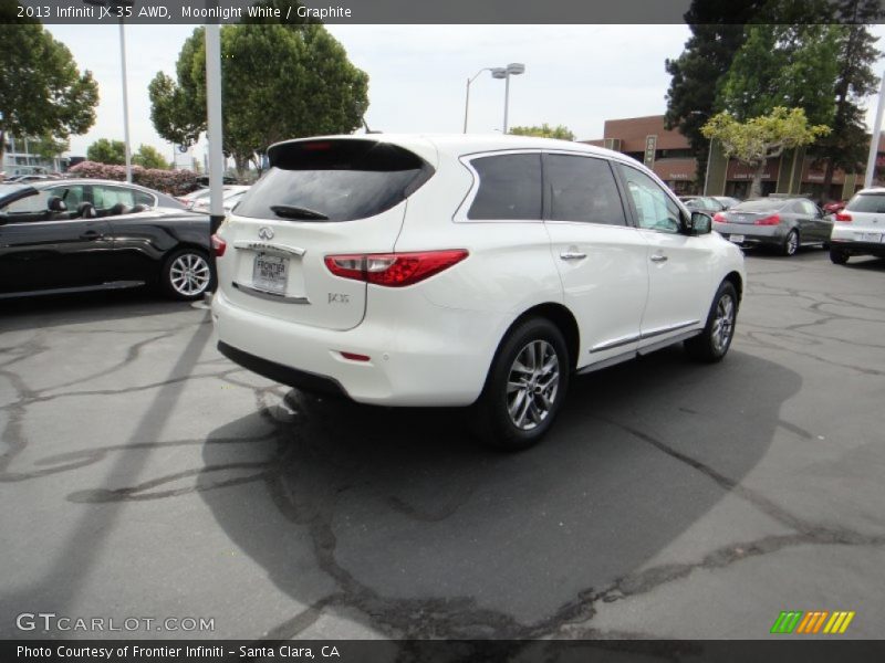 Moonlight White / Graphite 2013 Infiniti JX 35 AWD