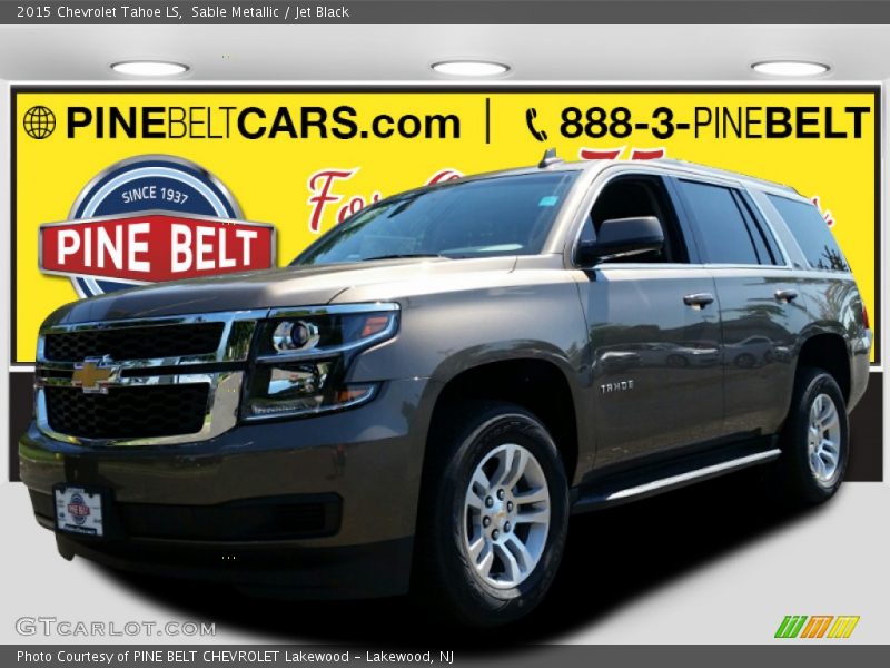 Sable Metallic / Jet Black 2015 Chevrolet Tahoe LS