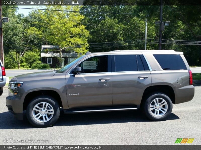 Sable Metallic / Jet Black 2015 Chevrolet Tahoe LS