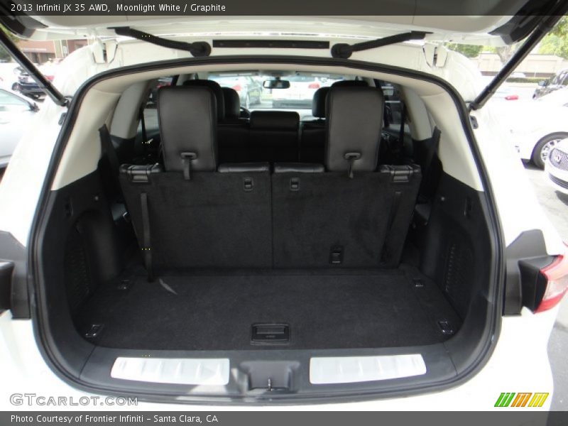 Moonlight White / Graphite 2013 Infiniti JX 35 AWD