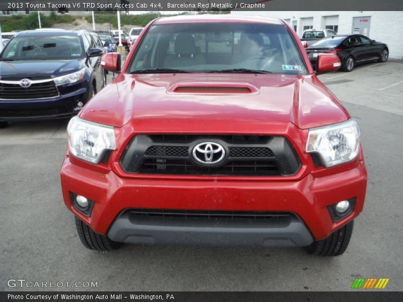 Barcelona Red Metallic / Graphite 2013 Toyota Tacoma V6 TRD Sport Access Cab 4x4