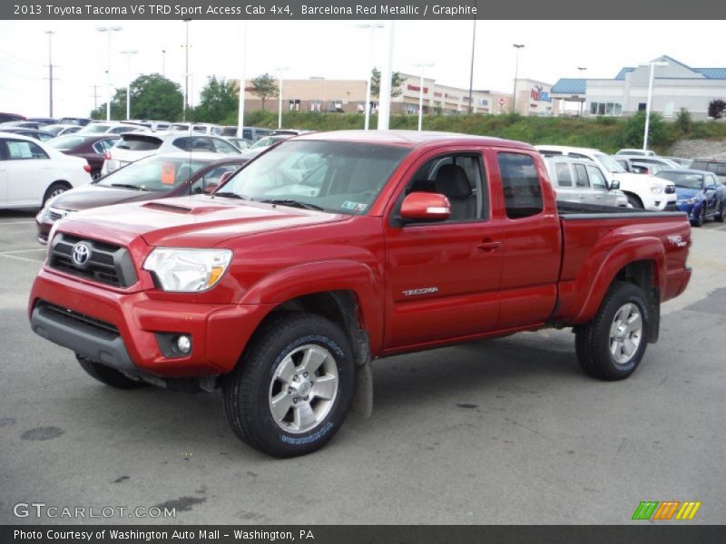 Barcelona Red Metallic / Graphite 2013 Toyota Tacoma V6 TRD Sport Access Cab 4x4