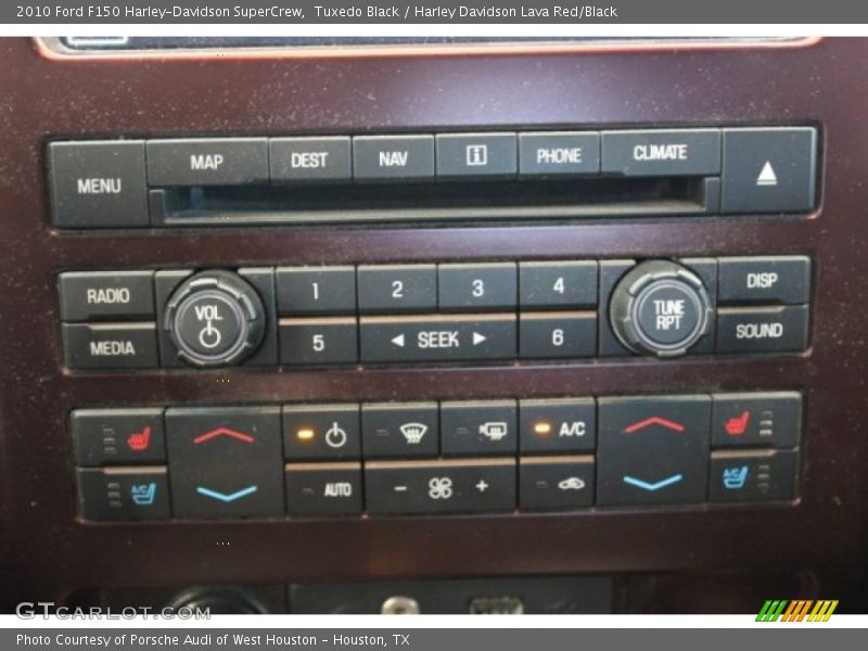 Tuxedo Black / Harley Davidson Lava Red/Black 2010 Ford F150 Harley-Davidson SuperCrew