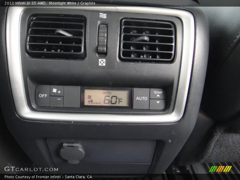 Moonlight White / Graphite 2013 Infiniti JX 35 AWD