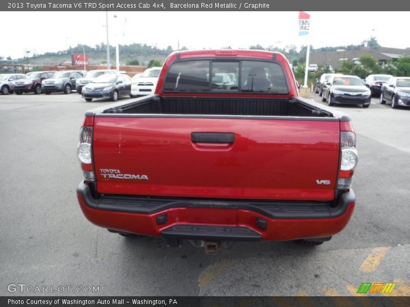 Barcelona Red Metallic / Graphite 2013 Toyota Tacoma V6 TRD Sport Access Cab 4x4