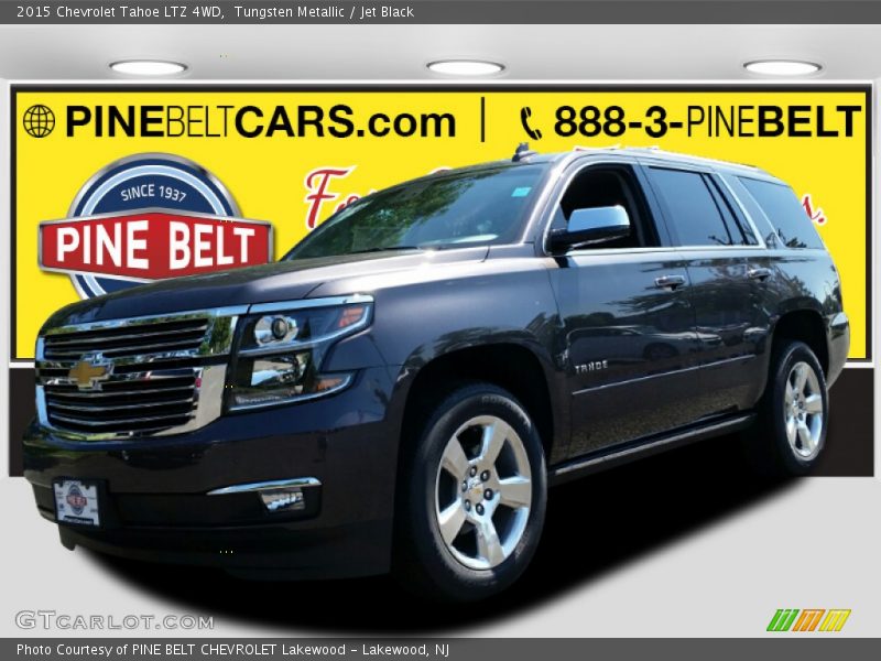 Tungsten Metallic / Jet Black 2015 Chevrolet Tahoe LTZ 4WD