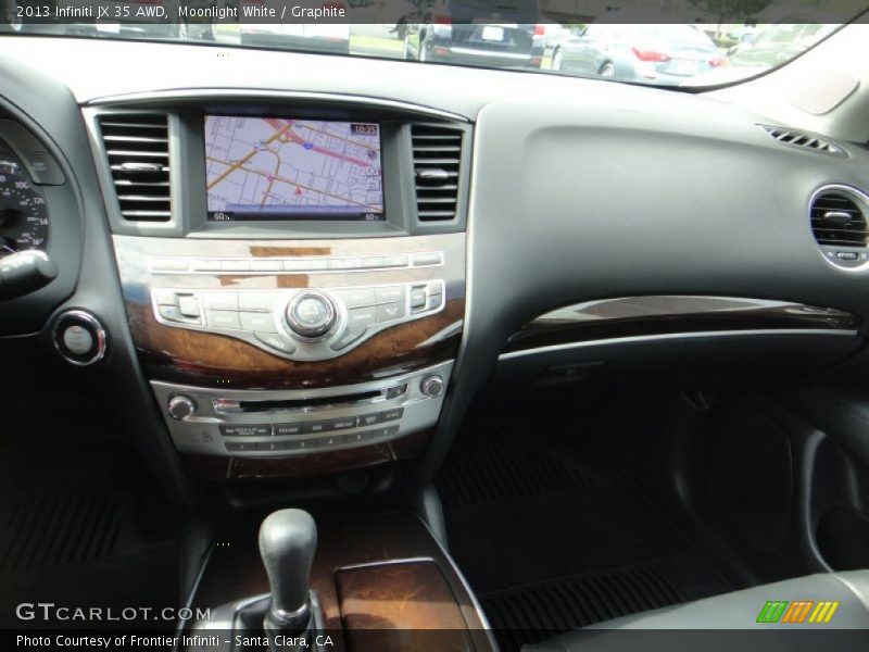 Moonlight White / Graphite 2013 Infiniti JX 35 AWD