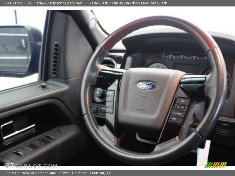 Tuxedo Black / Harley Davidson Lava Red/Black 2010 Ford F150 Harley-Davidson SuperCrew