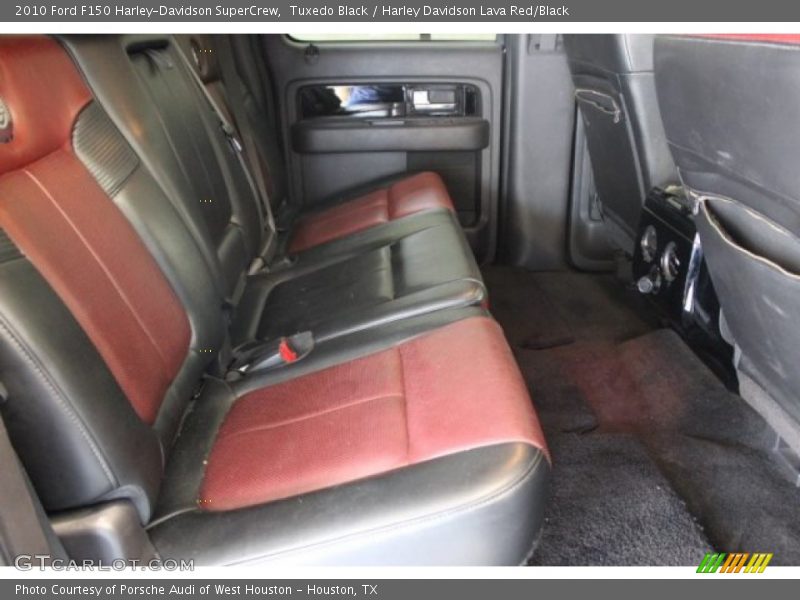 Tuxedo Black / Harley Davidson Lava Red/Black 2010 Ford F150 Harley-Davidson SuperCrew