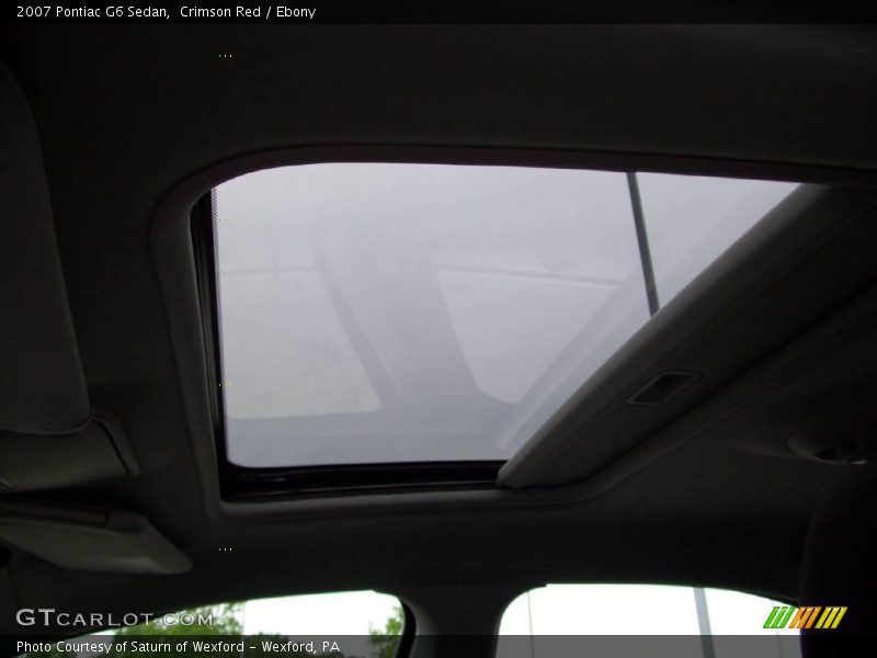 Crimson Red / Ebony 2007 Pontiac G6 Sedan
