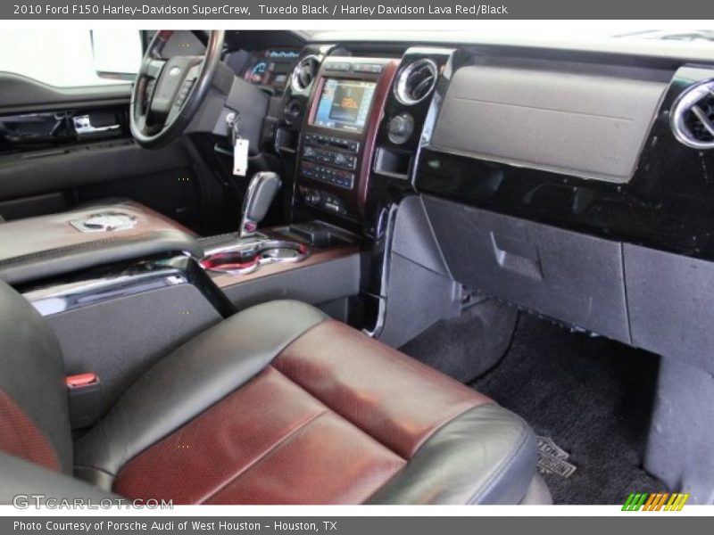 Tuxedo Black / Harley Davidson Lava Red/Black 2010 Ford F150 Harley-Davidson SuperCrew
