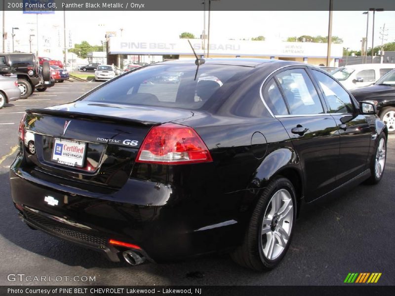 Panther Black Metallic / Onyx 2008 Pontiac G8