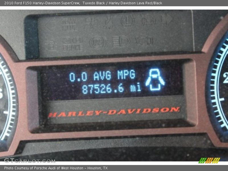 Tuxedo Black / Harley Davidson Lava Red/Black 2010 Ford F150 Harley-Davidson SuperCrew