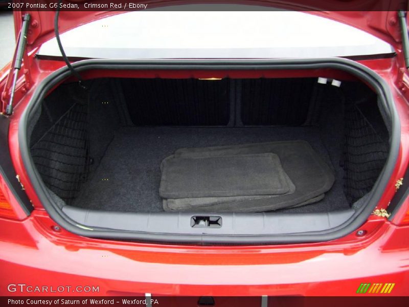 Crimson Red / Ebony 2007 Pontiac G6 Sedan