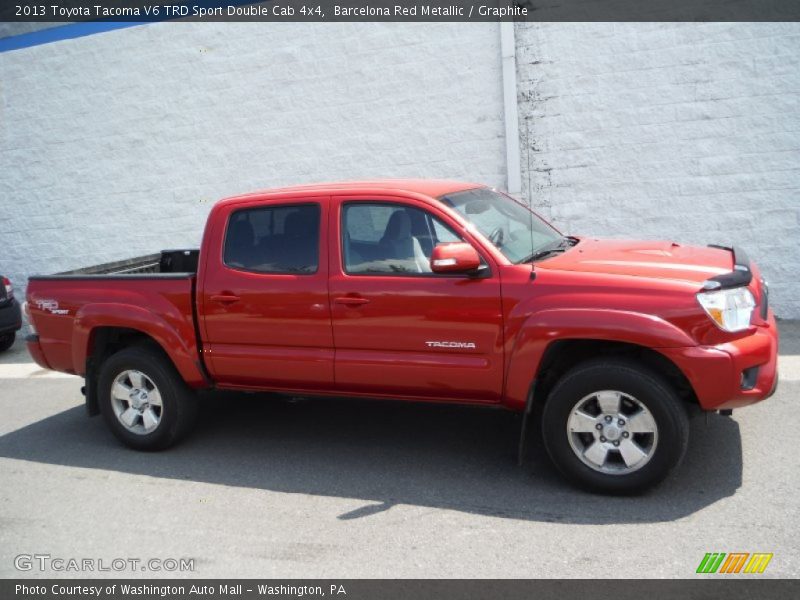 Barcelona Red Metallic / Graphite 2013 Toyota Tacoma V6 TRD Sport Double Cab 4x4