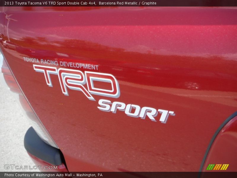Barcelona Red Metallic / Graphite 2013 Toyota Tacoma V6 TRD Sport Double Cab 4x4