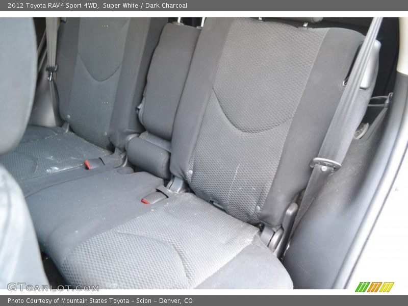 Super White / Dark Charcoal 2012 Toyota RAV4 Sport 4WD