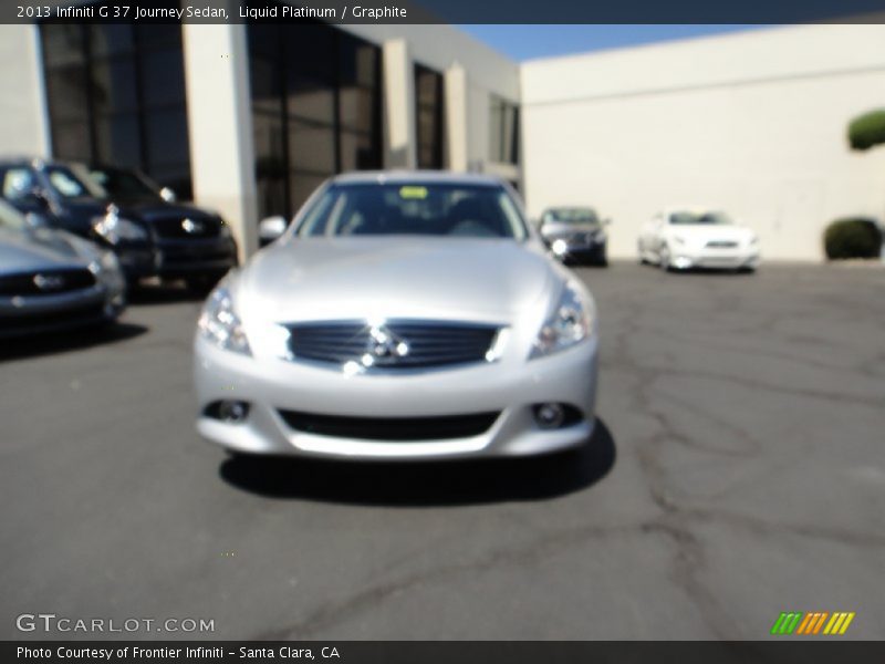 Liquid Platinum / Graphite 2013 Infiniti G 37 Journey Sedan