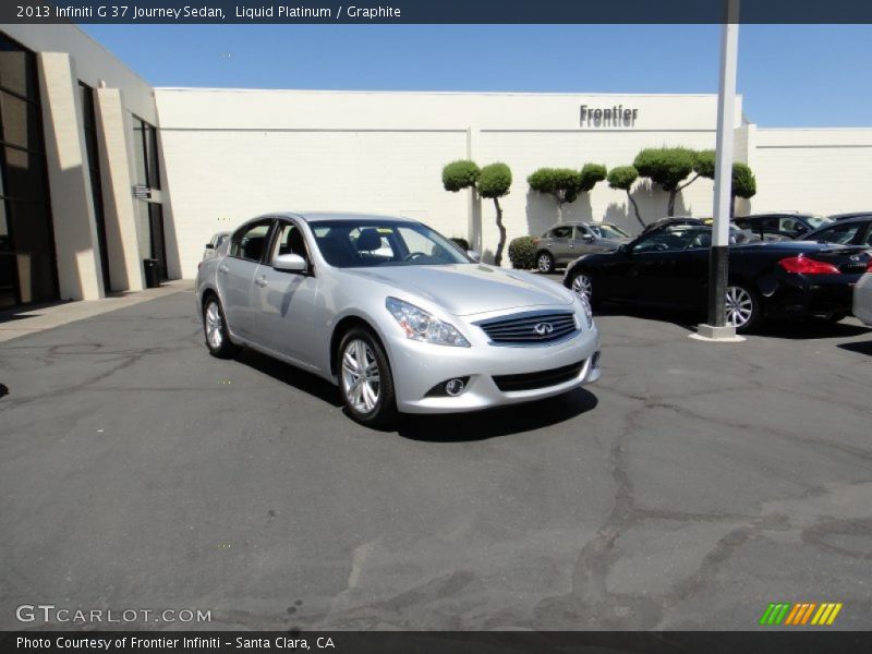 Liquid Platinum / Graphite 2013 Infiniti G 37 Journey Sedan