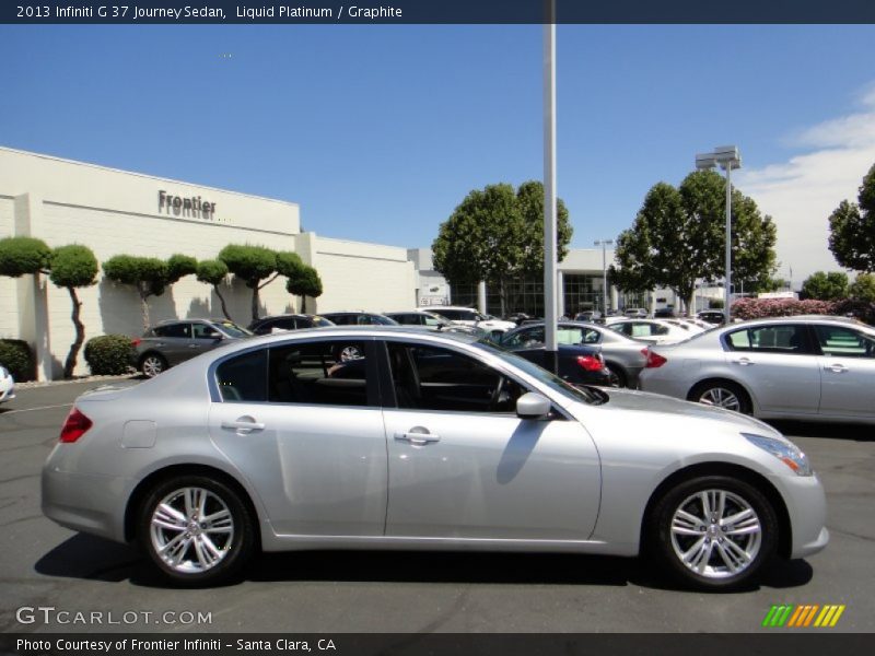 Liquid Platinum / Graphite 2013 Infiniti G 37 Journey Sedan