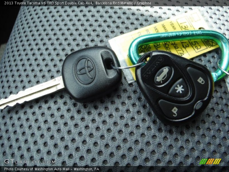 Barcelona Red Metallic / Graphite 2013 Toyota Tacoma V6 TRD Sport Double Cab 4x4