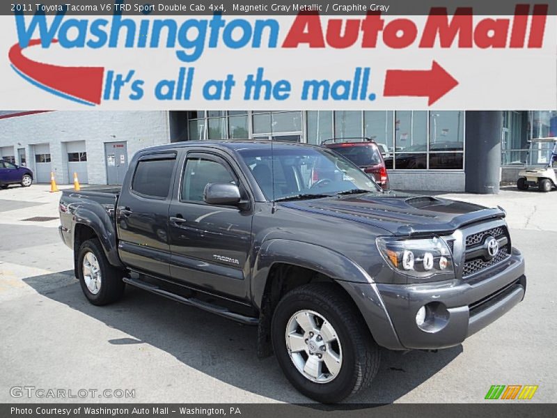 Magnetic Gray Metallic / Graphite Gray 2011 Toyota Tacoma V6 TRD Sport Double Cab 4x4