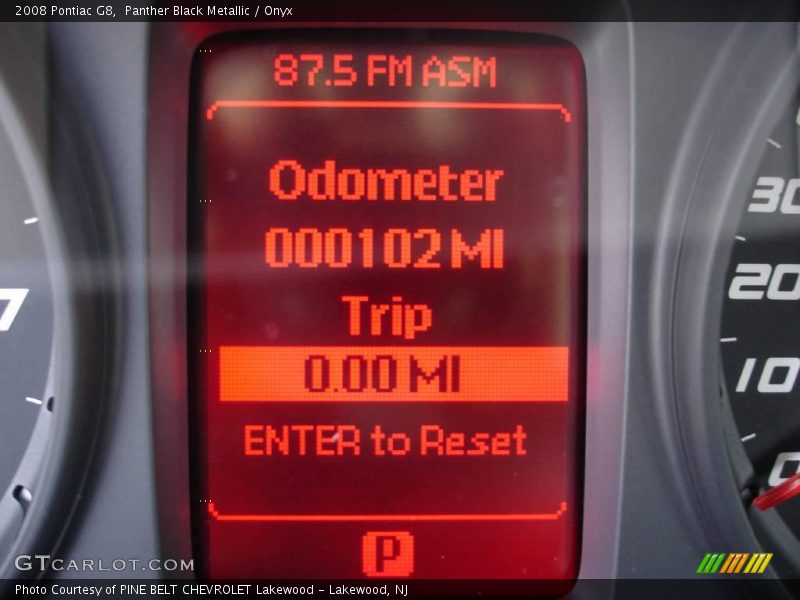 Panther Black Metallic / Onyx 2008 Pontiac G8