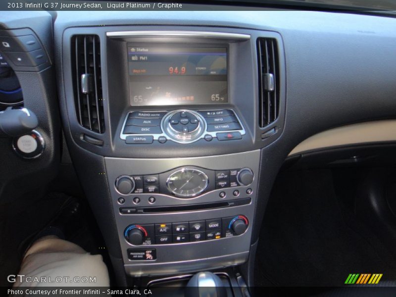 Liquid Platinum / Graphite 2013 Infiniti G 37 Journey Sedan
