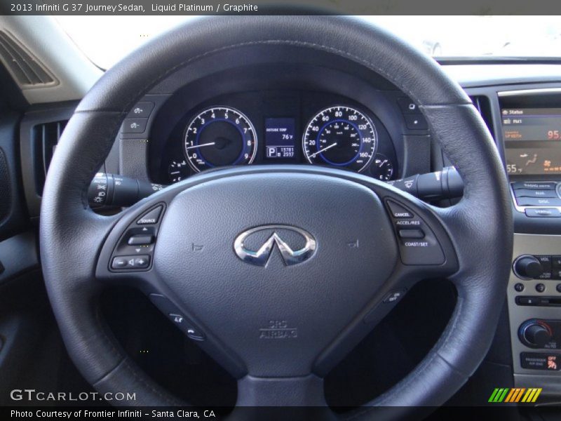 Liquid Platinum / Graphite 2013 Infiniti G 37 Journey Sedan