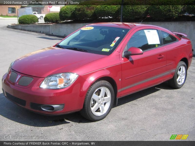 Performance Red Tintcoat / Ebony 2009 Pontiac G5