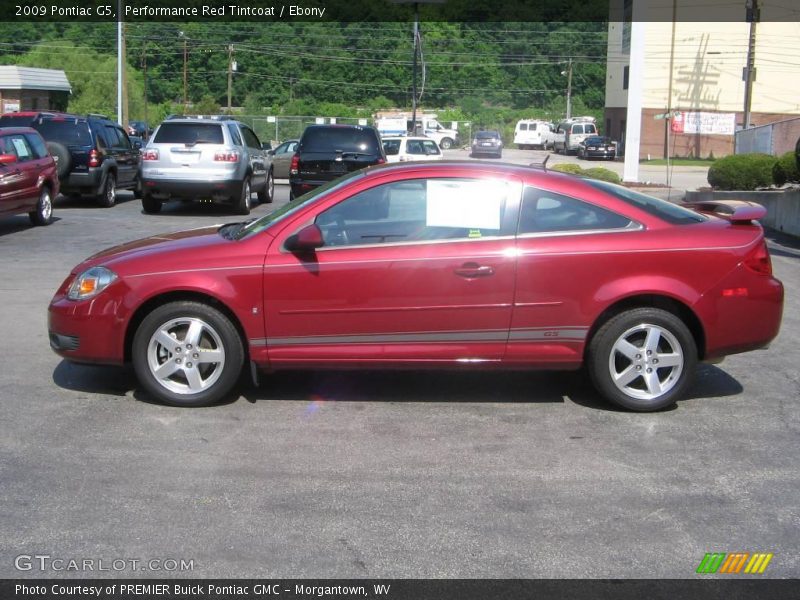 Performance Red Tintcoat / Ebony 2009 Pontiac G5