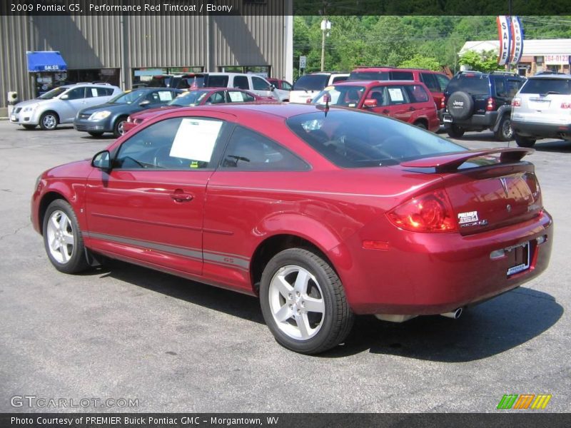 Performance Red Tintcoat / Ebony 2009 Pontiac G5