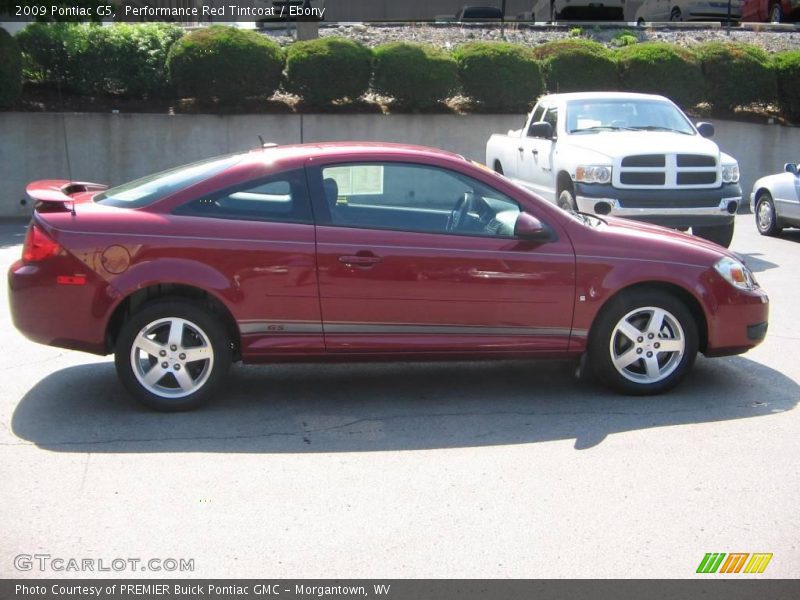 Performance Red Tintcoat / Ebony 2009 Pontiac G5