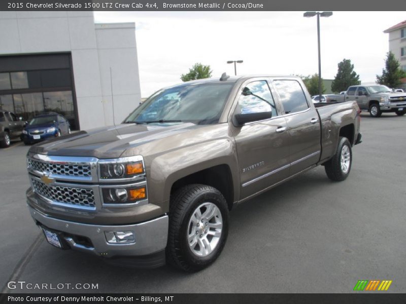 Brownstone Metallic / Cocoa/Dune 2015 Chevrolet Silverado 1500 LTZ Crew Cab 4x4