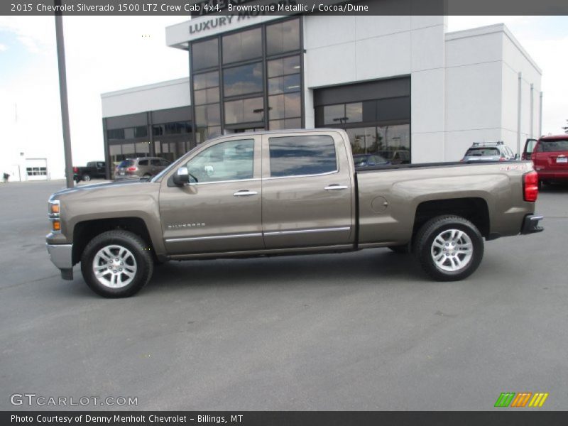 Brownstone Metallic / Cocoa/Dune 2015 Chevrolet Silverado 1500 LTZ Crew Cab 4x4