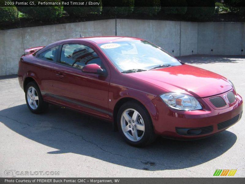Performance Red Tintcoat / Ebony 2009 Pontiac G5