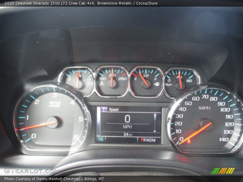 Brownstone Metallic / Cocoa/Dune 2015 Chevrolet Silverado 1500 LTZ Crew Cab 4x4