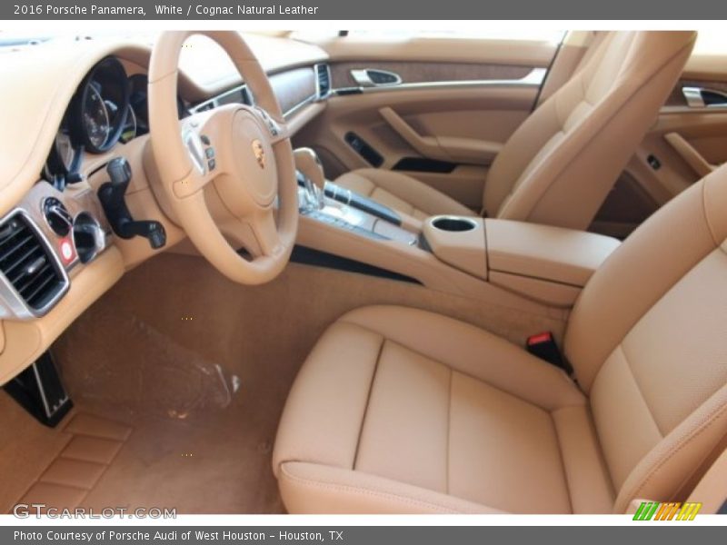 Front Seat of 2016 Panamera 