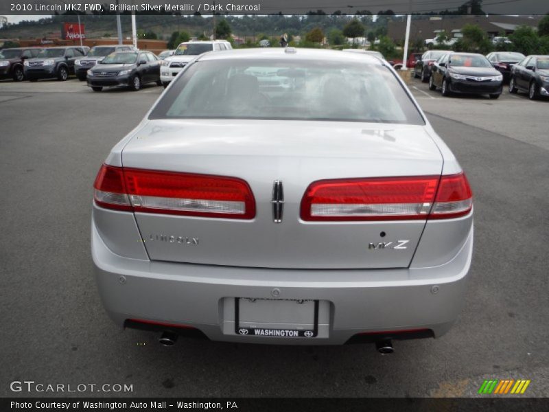 Brilliant Silver Metallic / Dark Charcoal 2010 Lincoln MKZ FWD