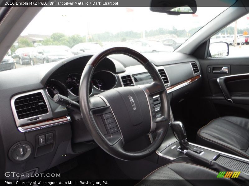 Brilliant Silver Metallic / Dark Charcoal 2010 Lincoln MKZ FWD