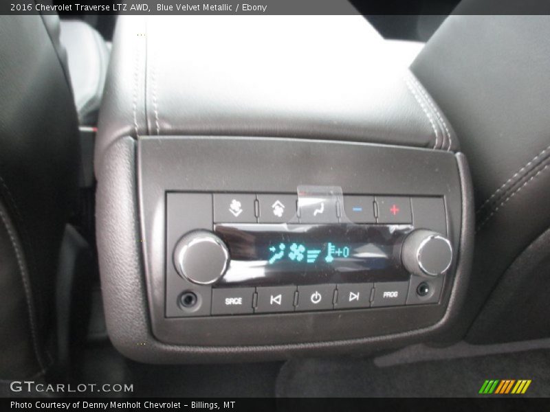 Blue Velvet Metallic / Ebony 2016 Chevrolet Traverse LTZ AWD
