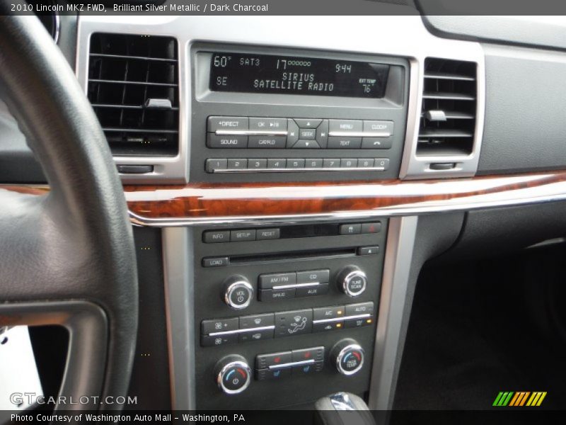Brilliant Silver Metallic / Dark Charcoal 2010 Lincoln MKZ FWD