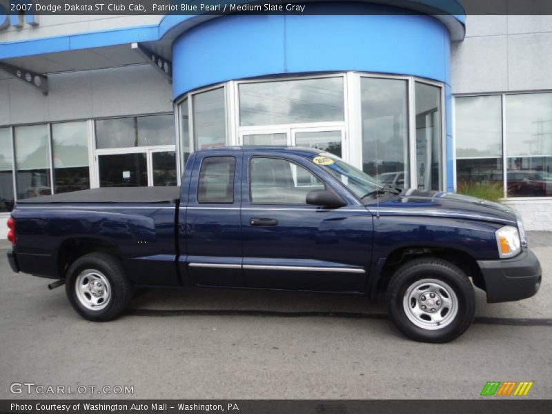 Patriot Blue Pearl / Medium Slate Gray 2007 Dodge Dakota ST Club Cab