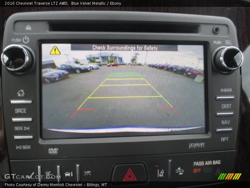 Blue Velvet Metallic / Ebony 2016 Chevrolet Traverse LTZ AWD