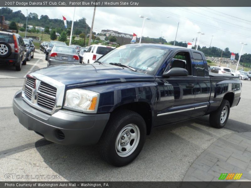 Patriot Blue Pearl / Medium Slate Gray 2007 Dodge Dakota ST Club Cab