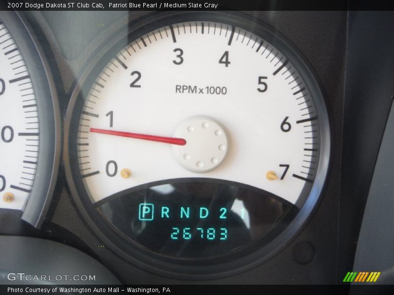 Patriot Blue Pearl / Medium Slate Gray 2007 Dodge Dakota ST Club Cab