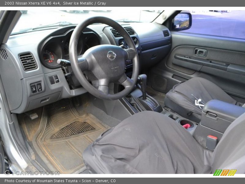 Silver Ice Metallic / Gray 2003 Nissan Xterra XE V6 4x4