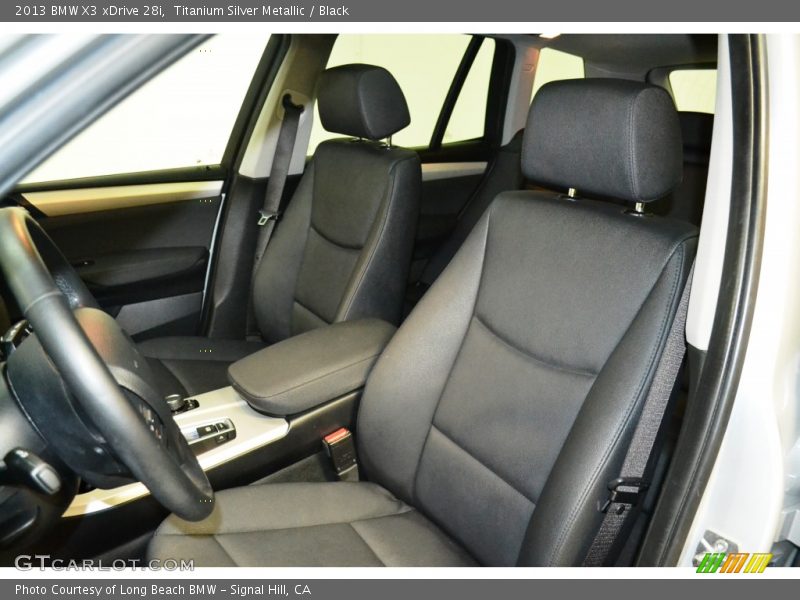 Titanium Silver Metallic / Black 2013 BMW X3 xDrive 28i